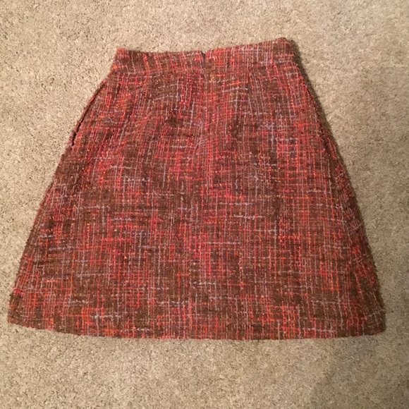 J. Crew Tweed Skirt With Pockets - Picture 2 of 2